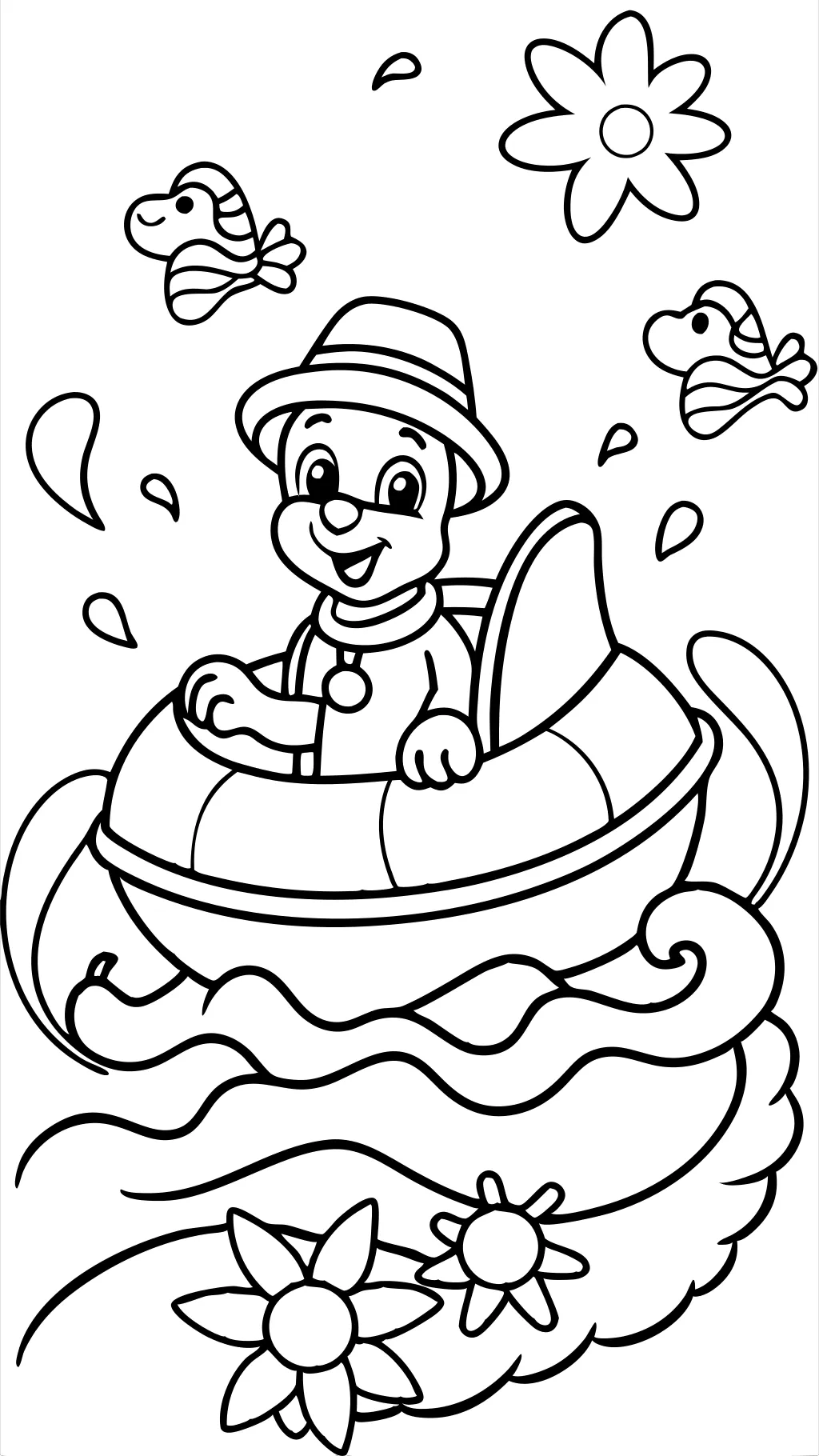 zuma coloring page